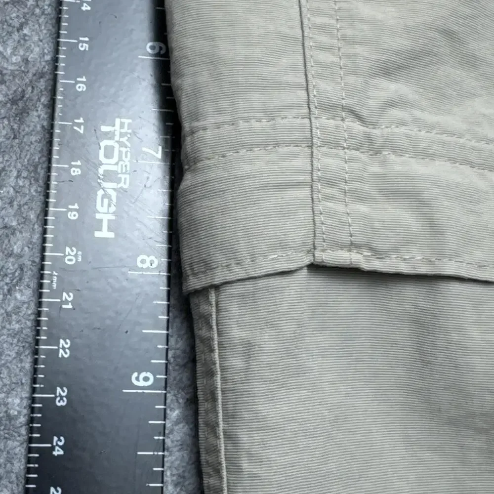 The North Face Pants Mens Large Beige Convertible Cargo Nylon Belted Hiking